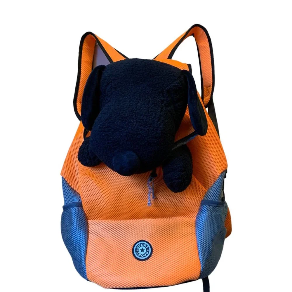 Small Dog Carrier Orange Backpack
